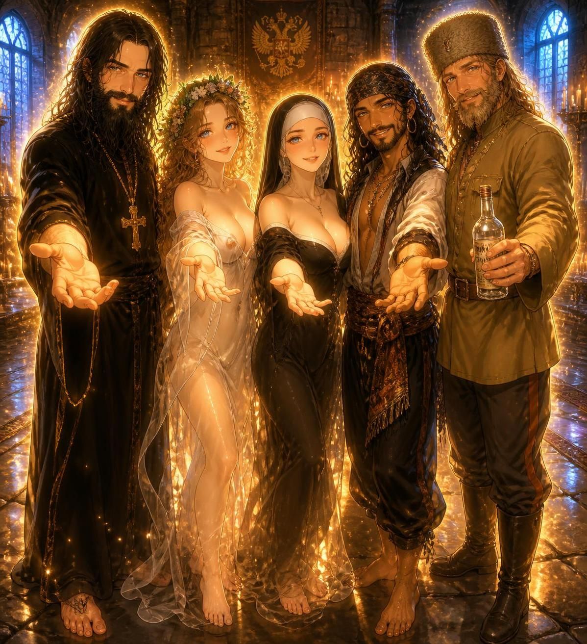 01Rasputin,ES,Hna Teresa,Abrahim,Ivanovitch